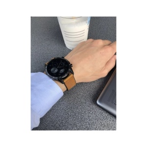 Curea Neagra de SmartWatch Samsung Galaxy Watch / Huawei Watch GT5/5 Pro WZ5496 - Img 9