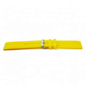 Curea pentru ceas din Silicon - Culoare Galbena - 22mm - WZ4040 - Img 2