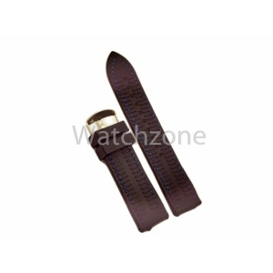 Curea Silicon Negru Cu Cusatura Albastra 22mm 24mm 26mm WZ751 - Img 2