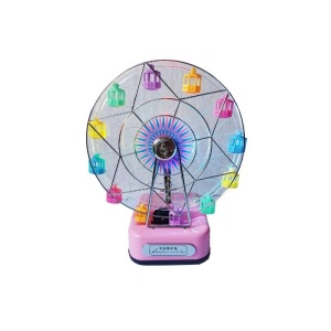 Cutie muzicala cu cheita, Roata Ferris cu luminite si cheita