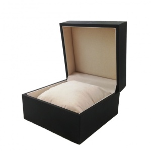 Cutie pentru un Ceas – MDF Negru / Visiniu | Catifea Premium - Img 4