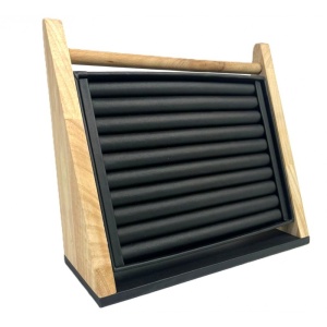 Display Vertical Premium pentru Inele | 40-50 piese | Piele Ecologică