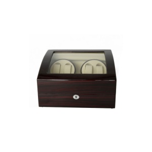 Dispozitiv pentru intors ceasuri automatice Watch Winder 4 + 6 Spatii Nuc WW1582 - Img 3