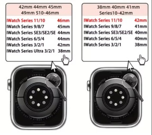 Milanese Loop Bratar pentru Apple Watch – Culoare Neagră – Oțel Inoxidabil – 38-49mm – Închidere Magnetică – Impermeabilă - Img 3