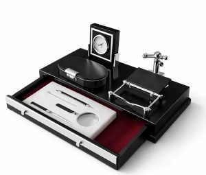 Organizator Birou 4 în 1 cu Sertar – Lemn – Birou Acasă sau Oficiu – Compartimente Birou – Organizare Documente și Accesorii - Img 3