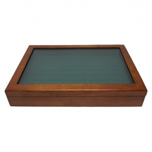 Organizator Inele și Bijuterii cu 8 randuri Si Geam Transparent WZ792 - Img 4