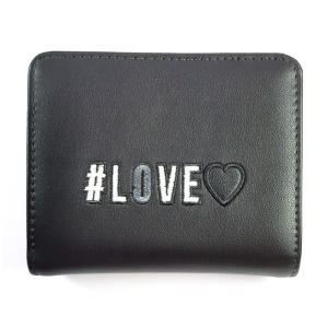Portofel Damă Love Moschino Black Gold – Eleganță și Funcționalitate JC5538