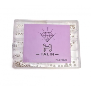 Set 150 pietre decorative acrilice pentru ceasuri, cutie organizatoare - Img 3