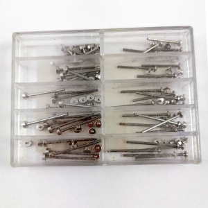 Set 50 bolturi cu filet argintii WZ3746 - Img 2