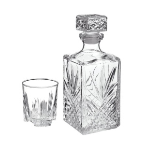 Set whisky Bormioli Selecta, 7 piese din sticla