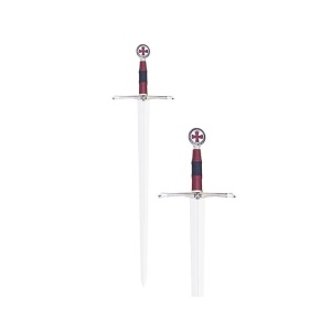 Spada Baronului de Ibelin – „Regatul Cerului” – Oțel Inoxidabil 108 cm – Made in Spain - Img 2