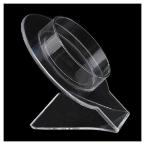 Suport Acrilic Transparent pentru Expunerea Brățărilor – 6 x 7,5 x 5 cm – Expozitor Bijuterii