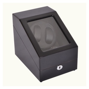 Watch Winder - 2 + 3 Negru Dispozitiv pentru intoarcere ceasuri WW23B - Img 3