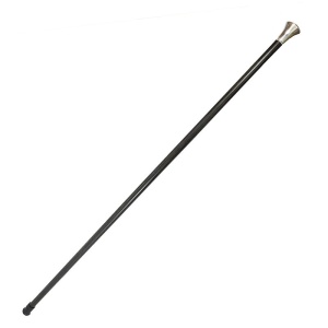Baston Masonic din Lemn – Cap Argintat cu Echer și Compas – 95 cm – Model MM917