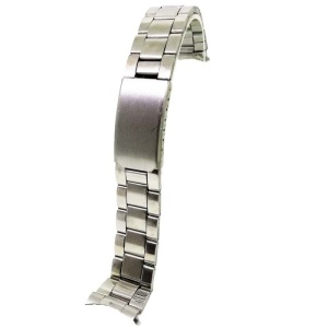Bratara Ceas Argintie cu CAPETE CURBATE 20mm / 24mm WZ1316
