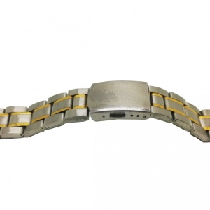 Bratara de ceas Bicolora (auriu & argintiu) - 18mm, 20mm, 22mm, 24mm - B2933 - Img 3