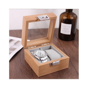 Caseta pentru 2 ceasuri - Lemn Natur - WZ4011 - Img 2