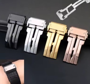 Cataramă Compatibilă Hublot Big Bang Classic Fusion – Oțel Inoxidabil – 18/20/22 mm – Culori: Negru, Auriu, Roz-Auriu - Img 5
