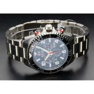 Ceas Atlantic Worldmaster Chronograph Diver 55475.47.65R – Cronograf Elvețian – Geam Safir – Rezistență 20 ATM - Img 3