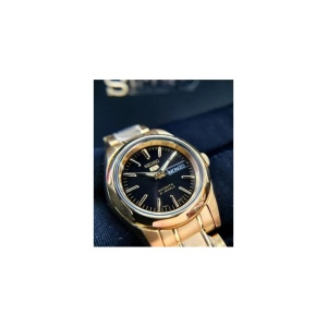 Ceas Damă Seiko 5 SYMK22K1 | Automatic, Auriu, Oțel Inoxidabil - Img 2