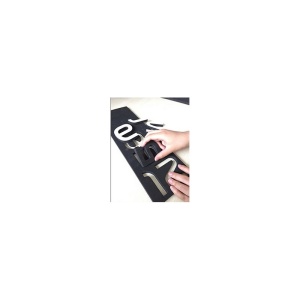 Ceas perete 3D Argintiu DIY - Img 4