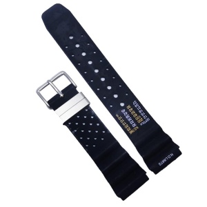 Curea Cauciuc Natural Negru pentru Ceasuri Diver – 20/22/24 mm – Lungime XXL – Grosime 4 mm – 3P9