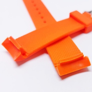 Curea Ceas „Deep Diver Orange” 11P99 – Silicon Premium cu Capete Curbate (22mm) - Img 2