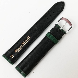 Curea Ceas „Emerald Shark” WZ2900 – Piele Veritabilă de Rechin, Verde (14mm - 20mm) - Img 2