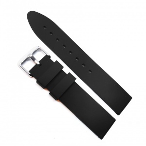 Curea Ceas „Minimalist Onyx” 12S99 – Silicon Premium, Negru Mat (18mm - 22mm)