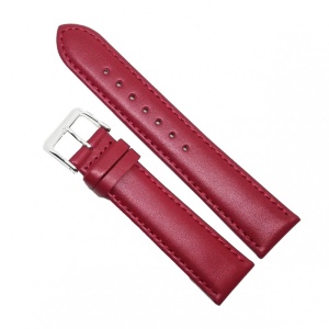 Curea Ceas „Passion Red” – Piele Naturală Mată (8mm - 24mm)