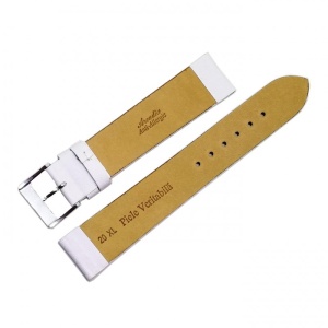 Curea Ceas „Snow White XL” 9XL16 – Piele Naturală, Alb Imaculat (10mm - 22mm) - Img 3
