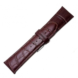 Curea Ceas „Titan XL Heritage” – Piele Naturală Maro cu Cusătură Maro (26mm, 28mm, 30mm) - Img 2
