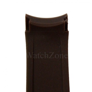 Curea ceas 22mm Silicon Maro Capete Curbate WZ1857 - Img 2