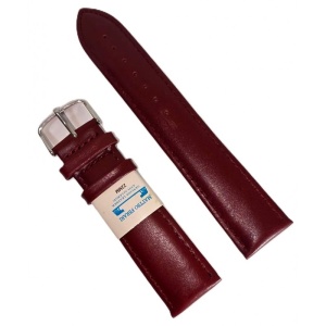 Curea Ceas din Piele Naturală Maro-Roşcat , 20mm 22mm