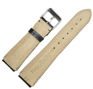 Curea Ceas Fleurus din Piele de Vițel cu Imprimeu Crocodil – 19/22 mm - Img 2