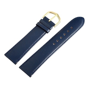 Curea Ceas Piele Ecologica Albastra 20mm 813430300020