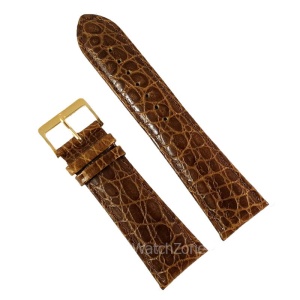 Curea Ceas Piele Maro Imprimeu Crocodil 26mm Nagata WZ1934