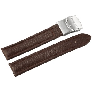Curea Ceas Piele Naturala Maro Bizonata 16mm 18mm 20mm 22mm 24mm 8162707001