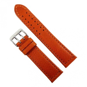 Curea Ceas Piele Naturala Maro Catarama Dubla 22mm WZ2277