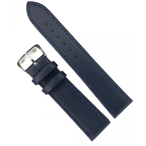 Curea Ceas Premium Navy Bleumarin – Piele Autentică, Profil Slim (2mm)