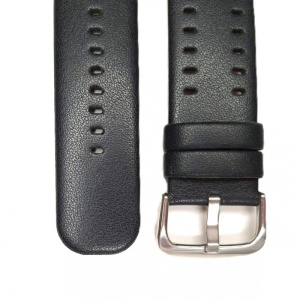 Curea Ceas Racing din Piele Neagră – Stil Sport-Elegant (22mm) - Img 3