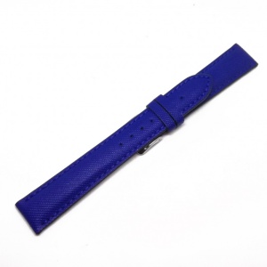 Curea de ceas albastru Morellato textil + piele 18mm 20mm WZ3582 - Img 2