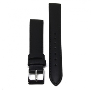 Curea de ceas CEM din piele neagra 16mm 18mm 22mm WZ1574 - Img 2