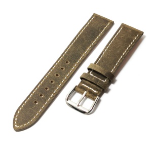 Curea de ceas culoare Maro Vintage din piele naturala 20mm WZ5211 - Img 4