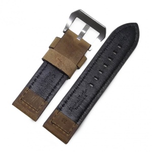 Curea de ceas deBeer Paris - Robusta - Piele Naturala - Culoare Brun-Deschis - 24mm - WZ4025 - Img 2