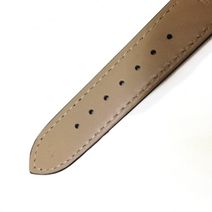 Curea de ceas din Piele Naturala - Design Clasic - Culoare Neagra - 14mm, 17mm, 18mm, 19mm, 21mm - WZ3869 - Img 2