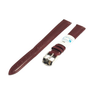 Curea de ceas din piele naturala Matteo Ferari culoare Rosu-Bordo -12mm 14mm 16mm 18mm 20mm 22mm 24mm - Img 4