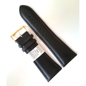 Curea de Ceas din Piele Naturală Neagră Nagata - 11 Lățimi (10-30mm) - Fabricată în Spania - Img 9