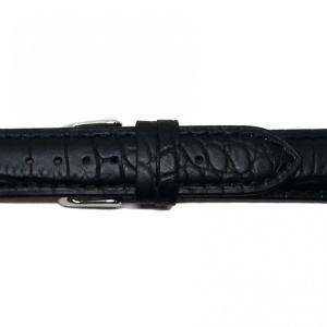 Curea de ceas din piele naturala Neagra XL - 18mm / 20mm / 22mm / 24mm - C3045 - Img 3