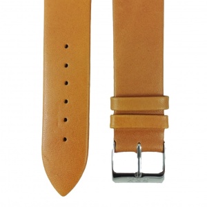 Curea de ceas din piele naturala Rex - Maro deschis - 12mm, 18mm, 20mm - Img 2